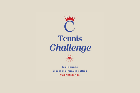 Elevate your connfidence™ and tennis skills with the No-Bounce Challenge!