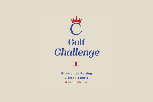 Elevate your connfidence™ and golf skills with the Blindfolded Putting Challenge!